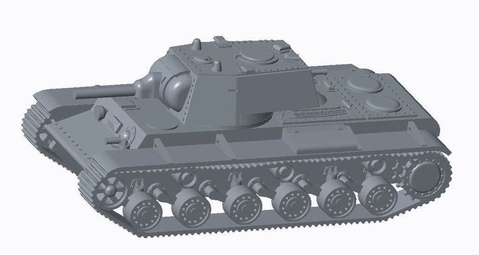 KV Tank Expansion (Redone) 3D Print 158282