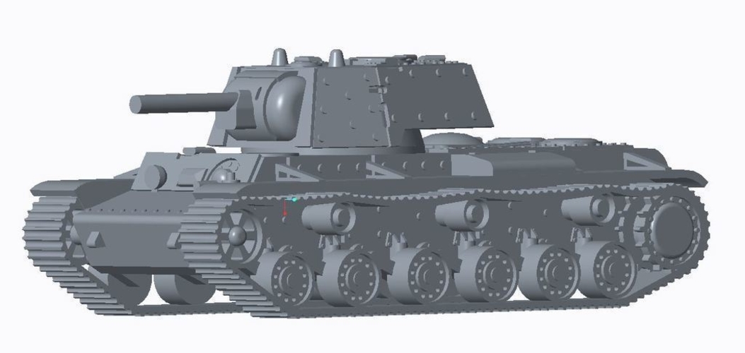 KV Tank Expansion (Redone) 3D Print 158284