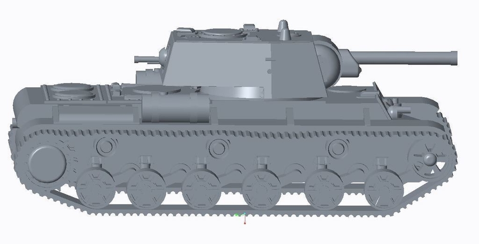 KV Tank Expansion (Redone) 3D Print 158285