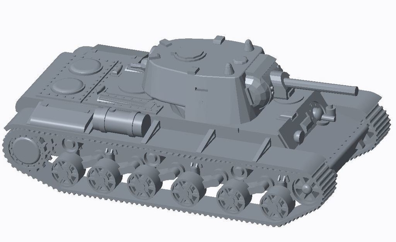 KV Tank Expansion (Redone) 3D Print 158286