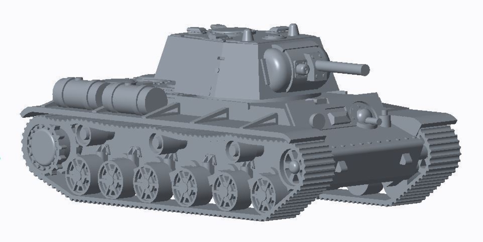 KV Tank Expansion (Redone) 3D Print 158287