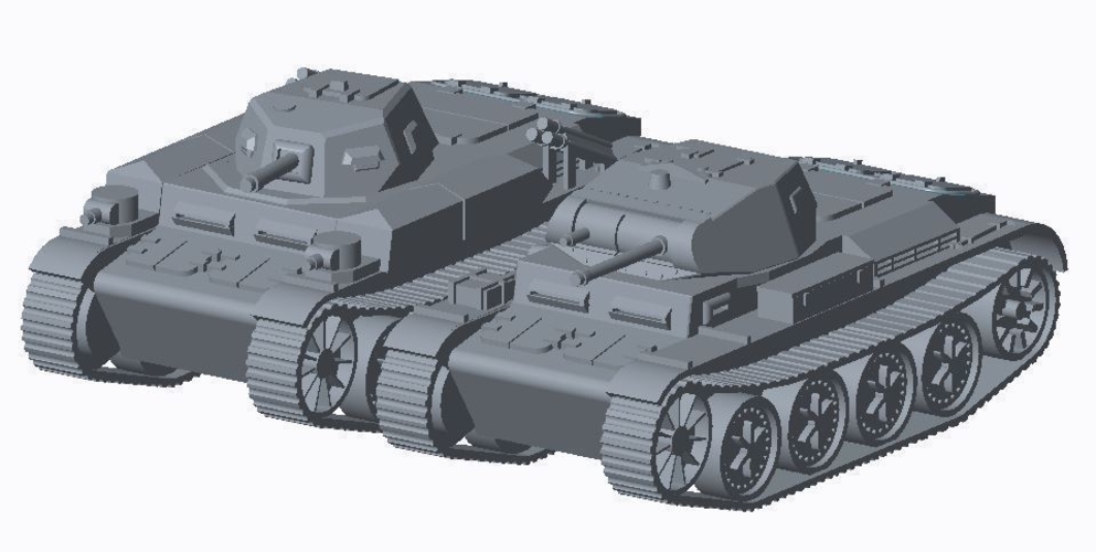 Panzer II pack (revised) 3D Print 158300