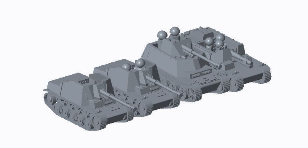 Panzer II pack (revised) 3D Print 158301