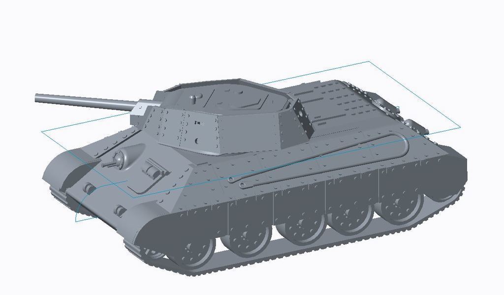 3d Printed T 34 76 Tank Pack Revised By Tigerace1945 Pinshape