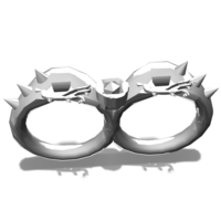 Torny Rose Double Ring - Thumbnail 2