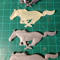 Small Mustang Emblem 3D Printing 158400