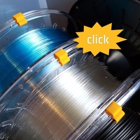 Tom's Simple Filament Clip for (not only) Fillamentum's Spools - Thumbnail 2