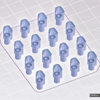Tom's Simple Filament Clip for (not only) Fillamentum's Spools - Thumbnail 5