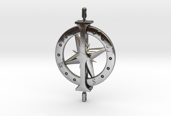 Charting Her Course - Spinning Pendant