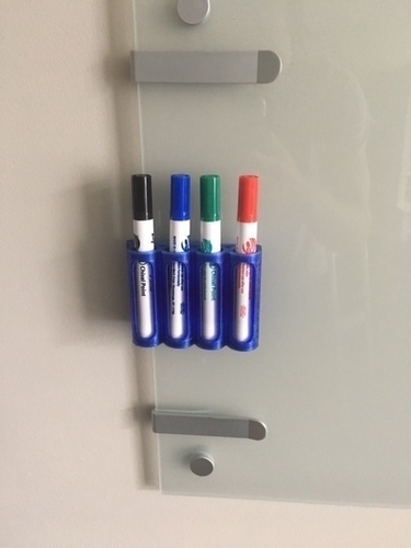 Clip on Dry Erase Marker Holder 3D Print 158462