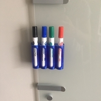Small Clip on Dry Erase Marker Holder 3D Printing 158462