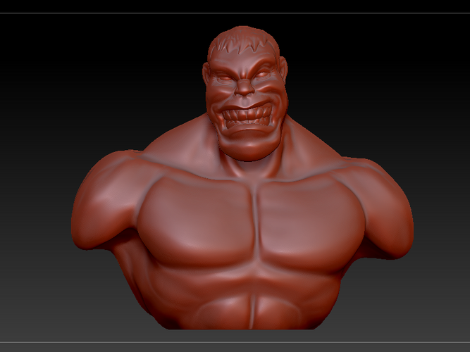 Hulk Bust 3D Print 158471
