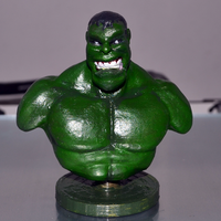 Small Hulk Bust 3D Printing 158474
