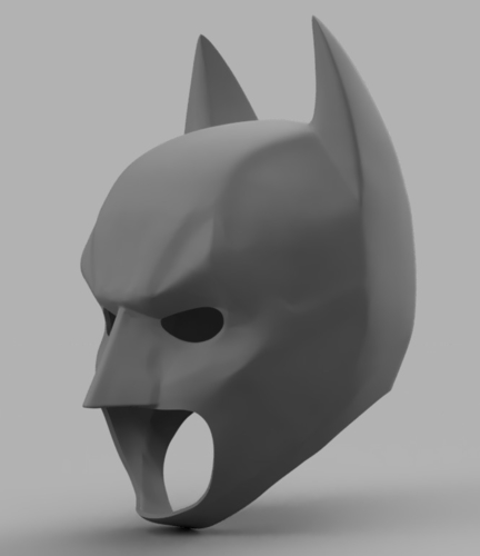 3D Printed The Dark Knight Rises Batman Cowl by killonious | Pinshape