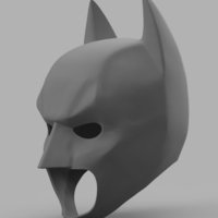 Small The Dark Knight Rises Batman Cowl 3D Printing 158480