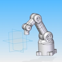 Small 6 axis Robot - design 3D Printing 158520