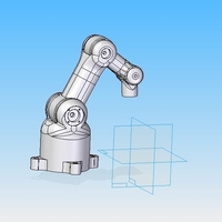 6 axis Robot - design - Thumbnail 2