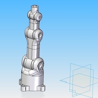 6 axis Robot - design - Thumbnail 3