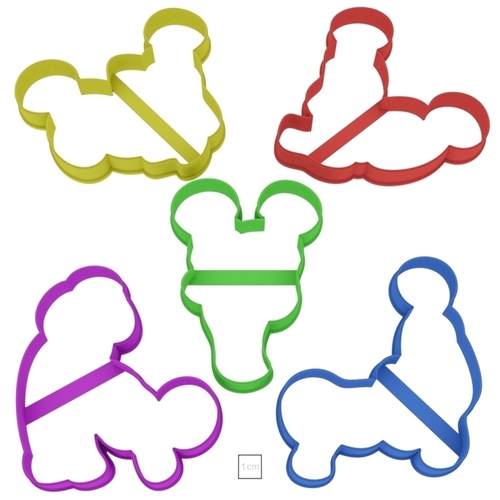Kamasutra set of professional cookie cutters