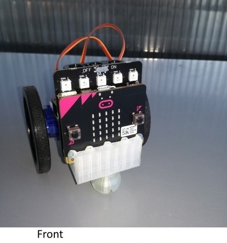 Micro:bit Robot Chassi 3D Print 158805