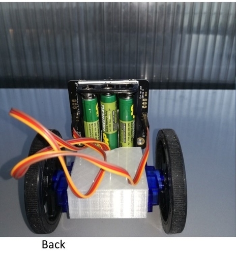 Micro:bit Robot Chassi 3D Print 158809