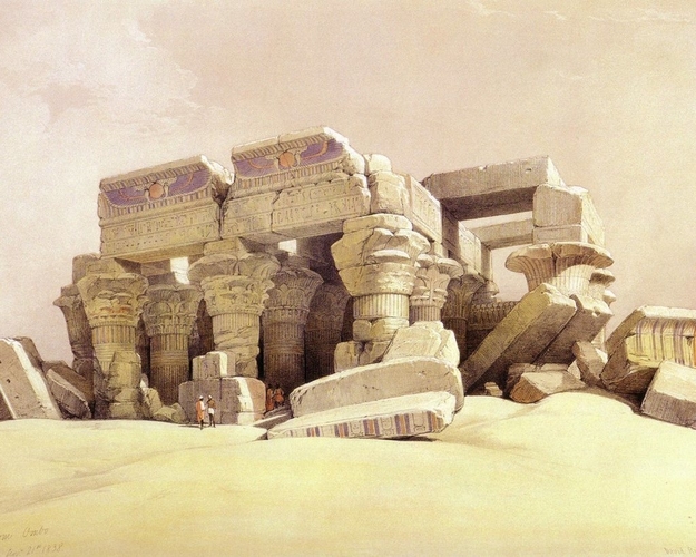Egyptian Ruins Temple 3D Print 158906