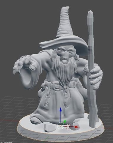 Wizard Fantasy 3D Print 158918