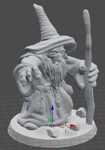 Wizard Fantasy 3D Print 158925