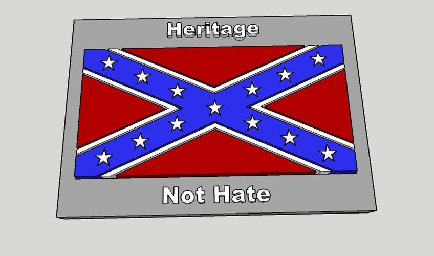 Southern Pride - aka Heritage Not Hate 3D Print 158943