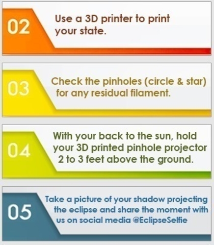 Eclipse Pinhole viewer OHIO NASA 3D Print 159223