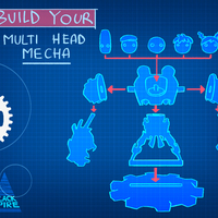 Multi Head Mecha - Thumbnail 2