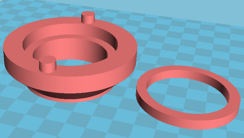 Solar filter holder for small camera