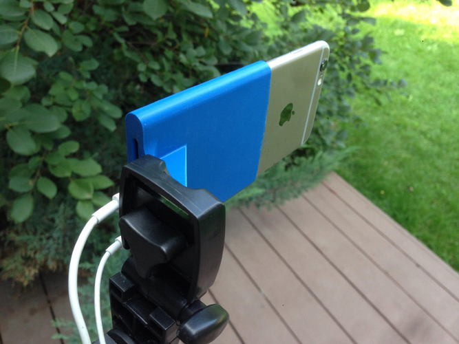 iPhone 6 6s / iPhone 7 Camera Tripod Mount 3D Print 159403