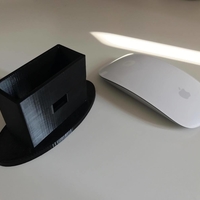 Small Apple Mouse charge station 3D Printing 159453