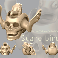 Small Scare birds 3D Printing 159496