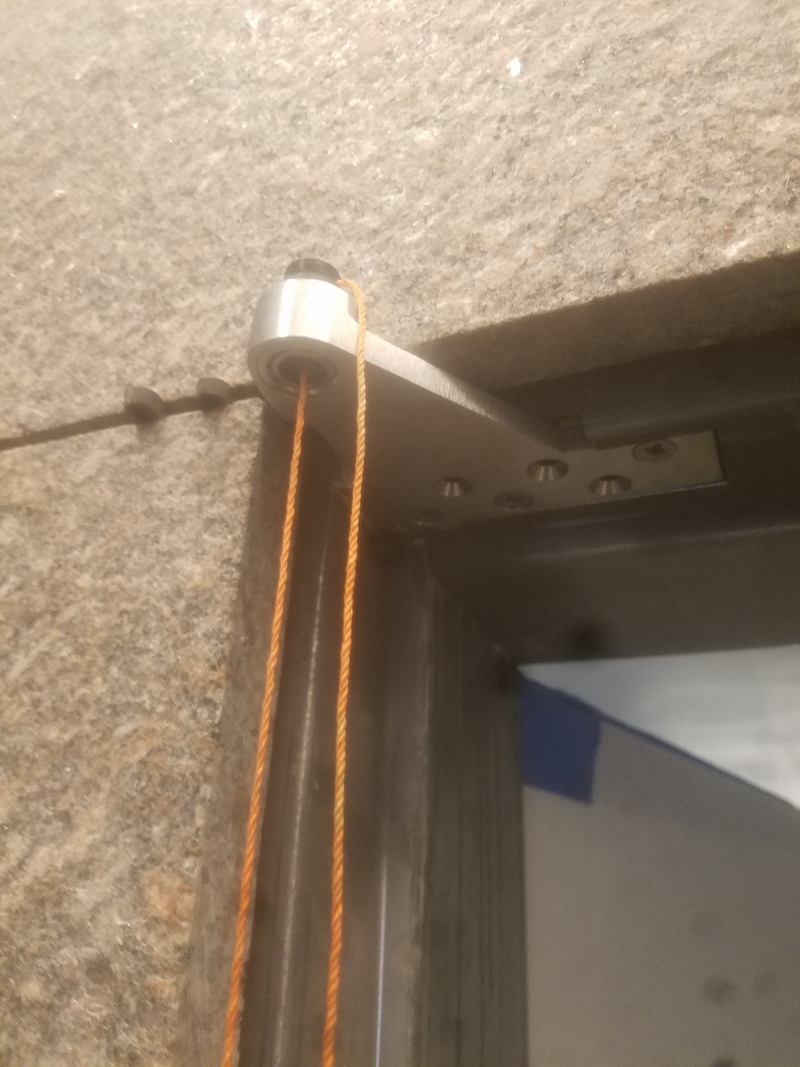 Rixson top offset pivot guide. LOCKSMITH LOCK