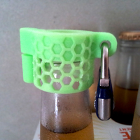 Small Beer Bottle Lock without text 3D Printing 159588
