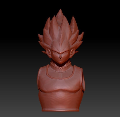 DDGF _ Vegeta Bust 3D Print 159597