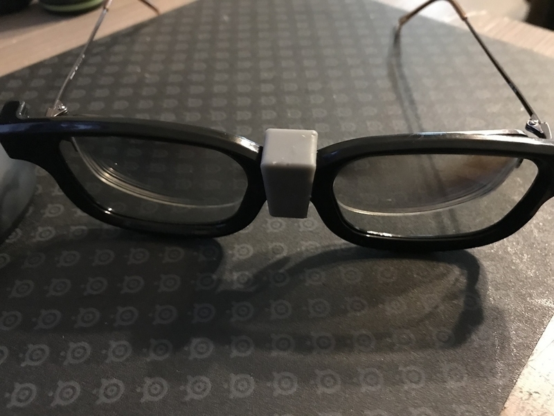 Real D 3D Glasses Clip for Wire Frame
