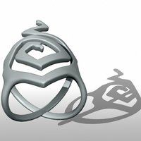 Swirl Heart size 7 - Thumbnail 2