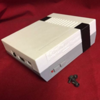 Small NES Classic Style Raspberry Pi 3 case Nintendo Retropie 3D Printing 159933