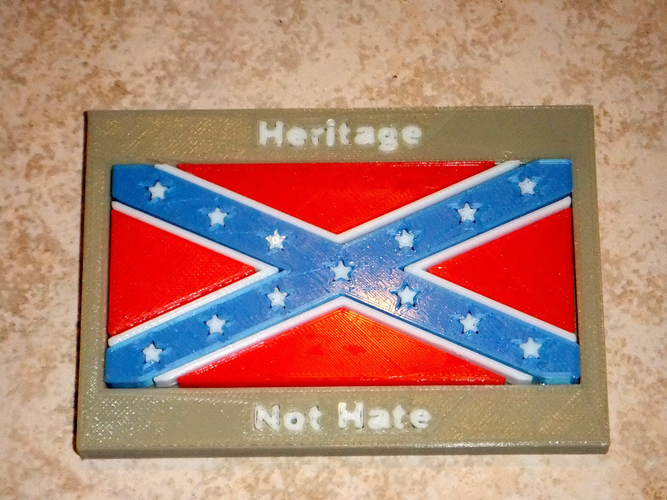 Southern Pride - aka Heritage Not Hate 3D Print 159946