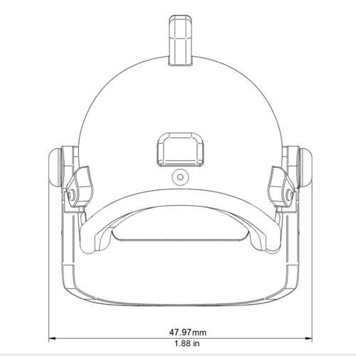 Helmet Rys-T Keyring Pendant 3D Print 160095