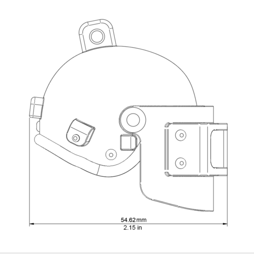 Helmet Rys-T Keyring Pendant 3D Print 160096