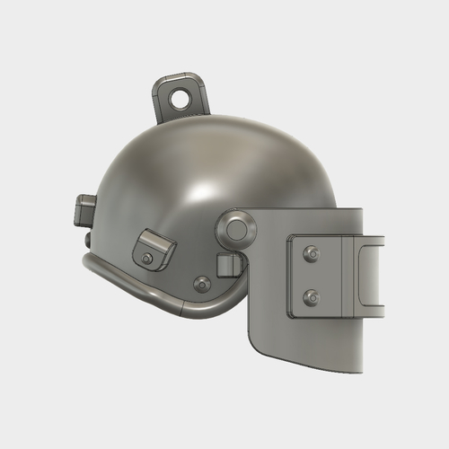 Helmet Rys-T Keyring Pendant 3D Print 160101