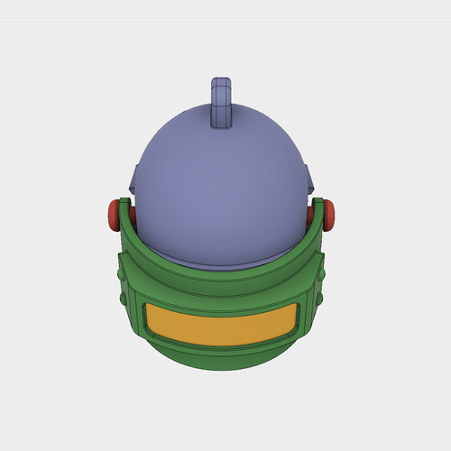 Helmet Rys-T Keyring Pendant 3D Print 160108