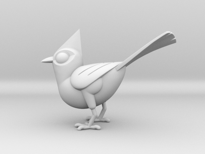 Steller's Jay 3D Print 160115