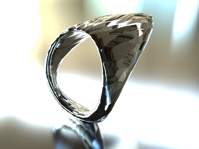 Obsidian ring