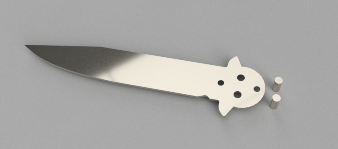 Download 3d Printed Knife Blade By Arno Justman Pinshape