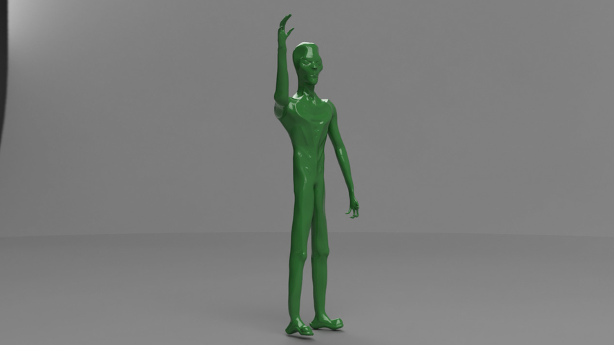 Alien Figurine Sculpt 3D Print 160384